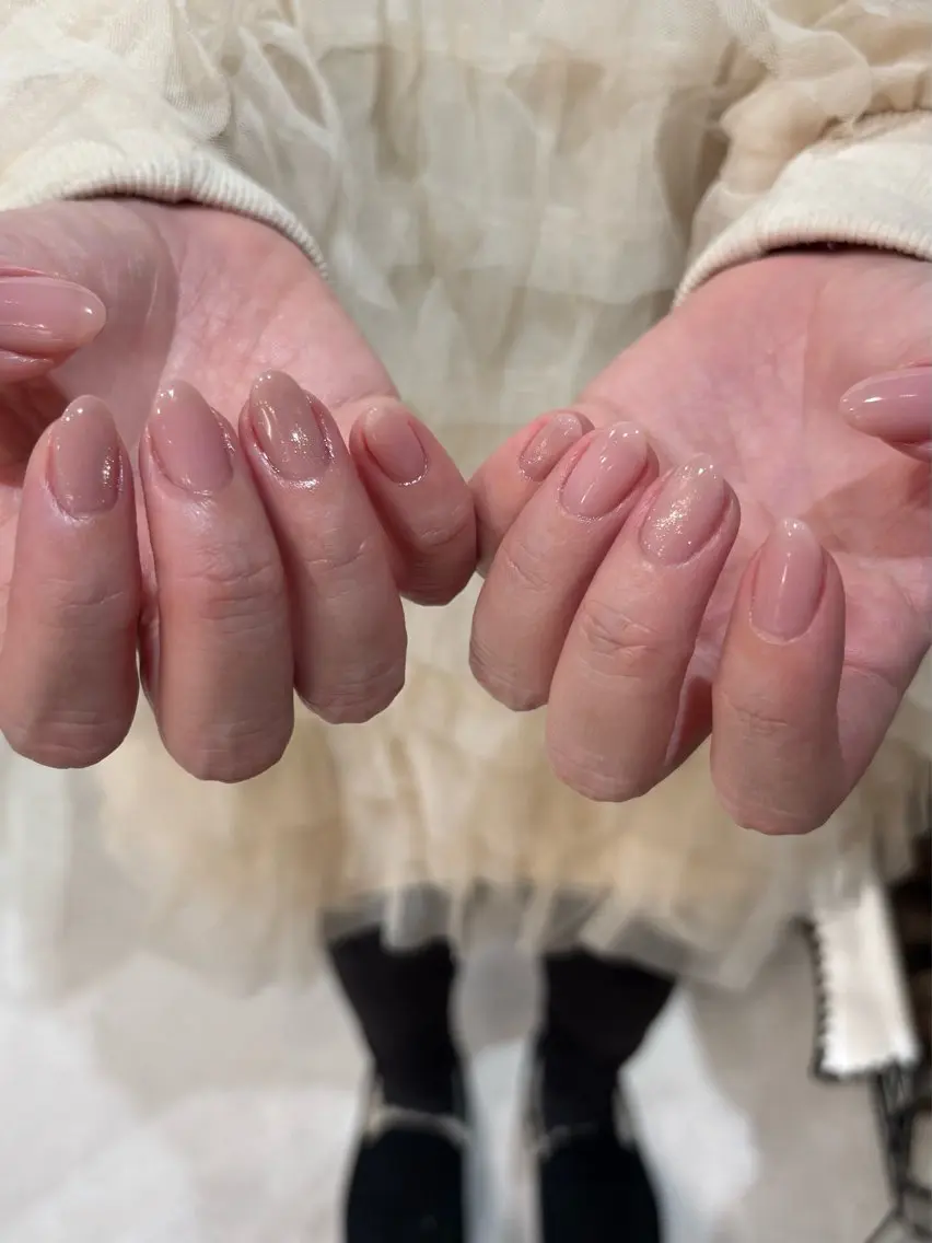 ネイル パラジェル［阿波座］ 大人可愛い/持込可能のネイルデザイン
