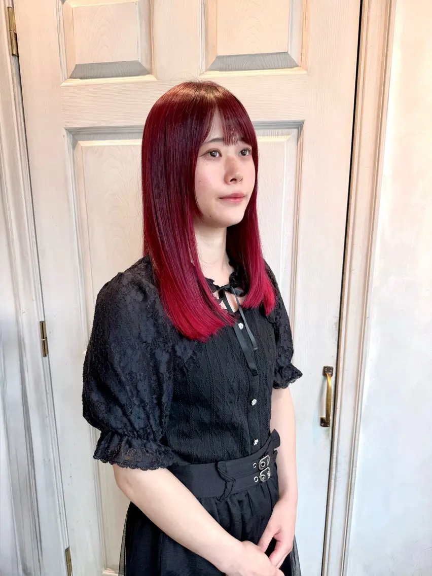 ロング カラー ブリーチ ケアブリーチ デザインカラー ダブルカラー ヘアカラー 🉐学生&U24🉐 ミニモ限定🤩千田のヘアスタイル