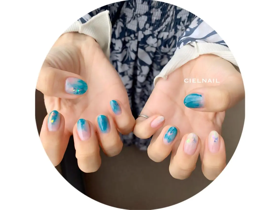 ミディアム cielnail 祇園のネイルデザイン