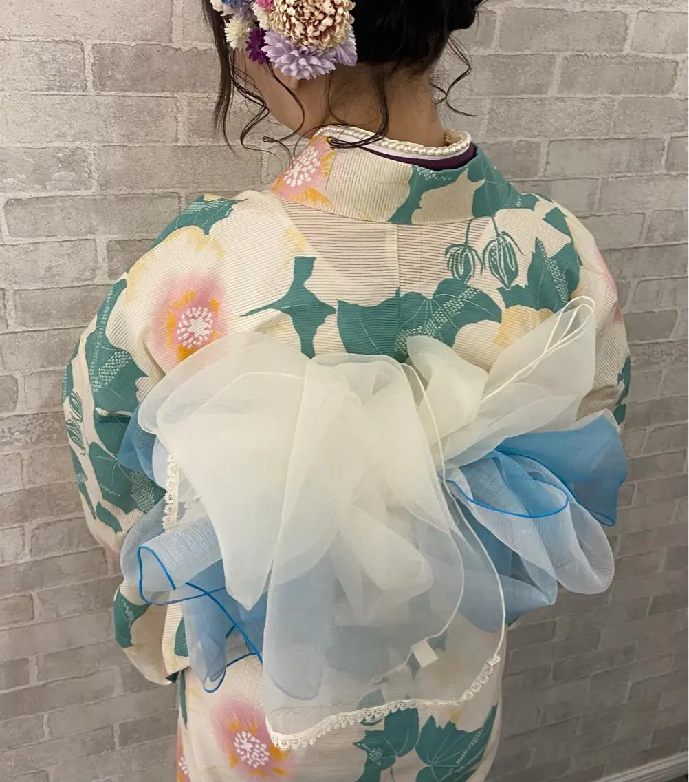 浴衣着付け＆ヘアセットの写真