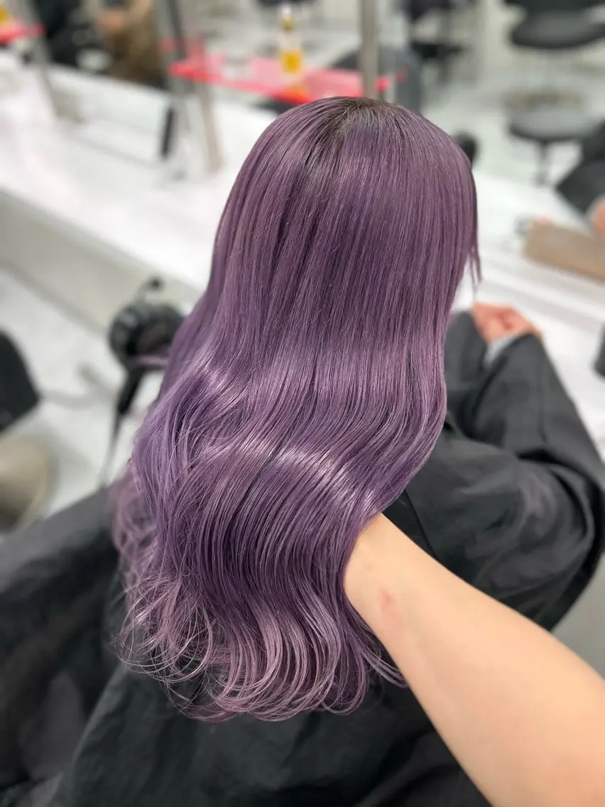 【💙顧客様用💙】ブリーチありorなしダブルカラー🩵➕炭酸スパの写真