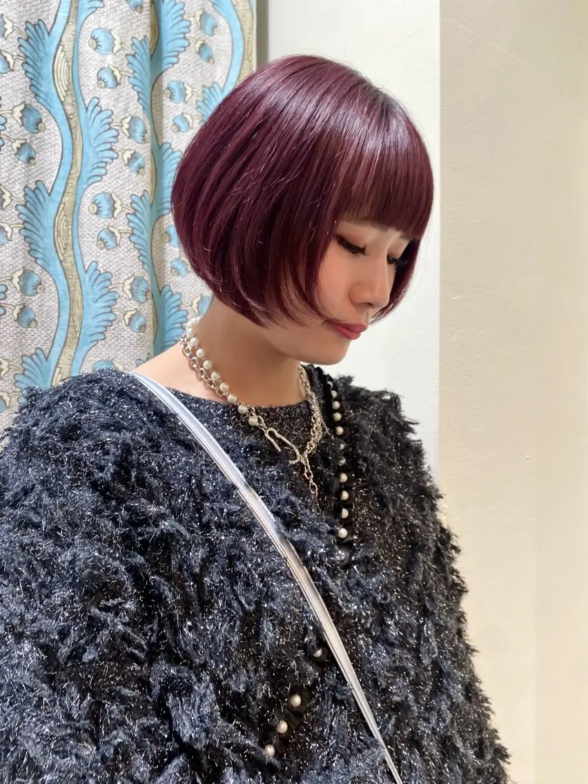 ショート ボブ ショートヘア miumiu/恵比寿 カットモデル募集のヘアスタイル