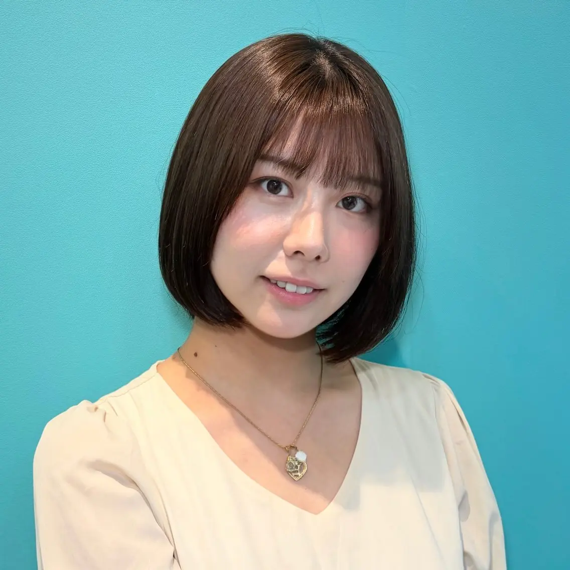 ショート カラー ブラウンカラー ナチュラルブラウン カット ヘアカラー トリートメント デザインカラー/ ボブ/Natsukiのヘアスタイル