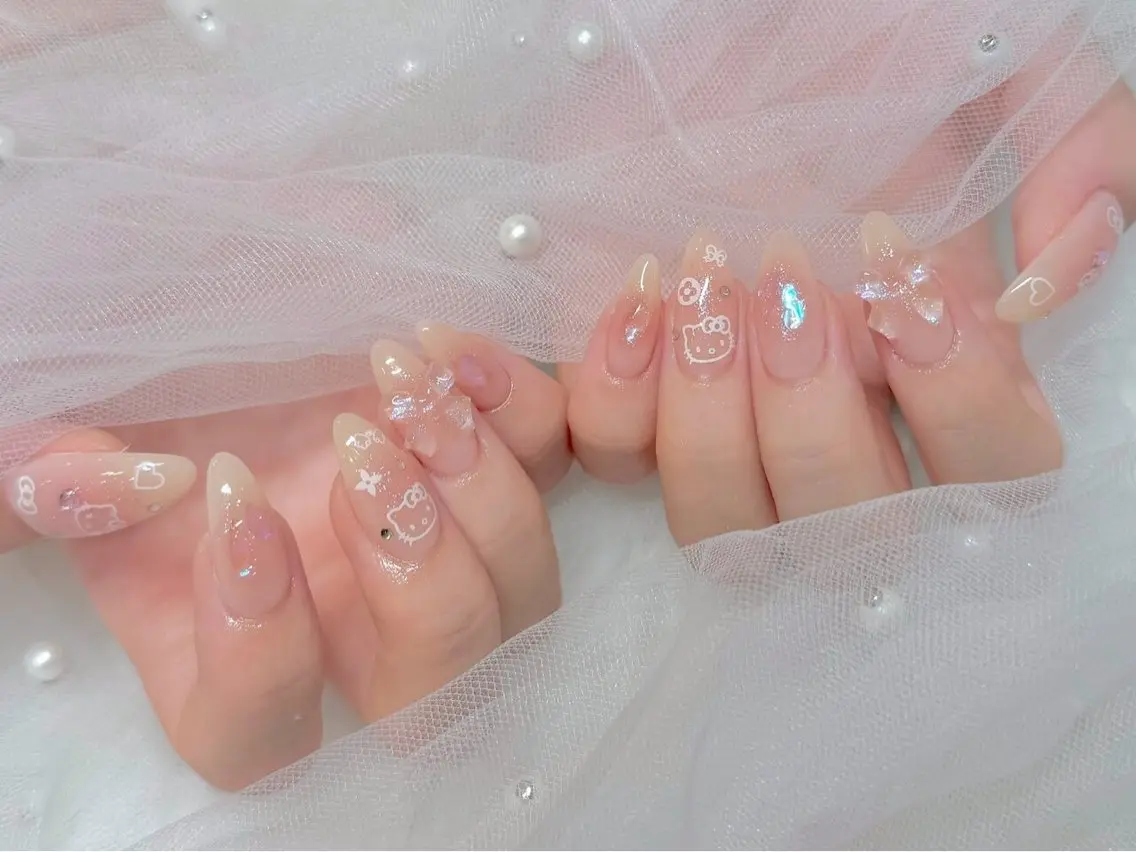 オフ込み120分つけ放題コース⭐︎お時間内にできるデザインになります⭐︎(目安6​〜​10本アート)の写真