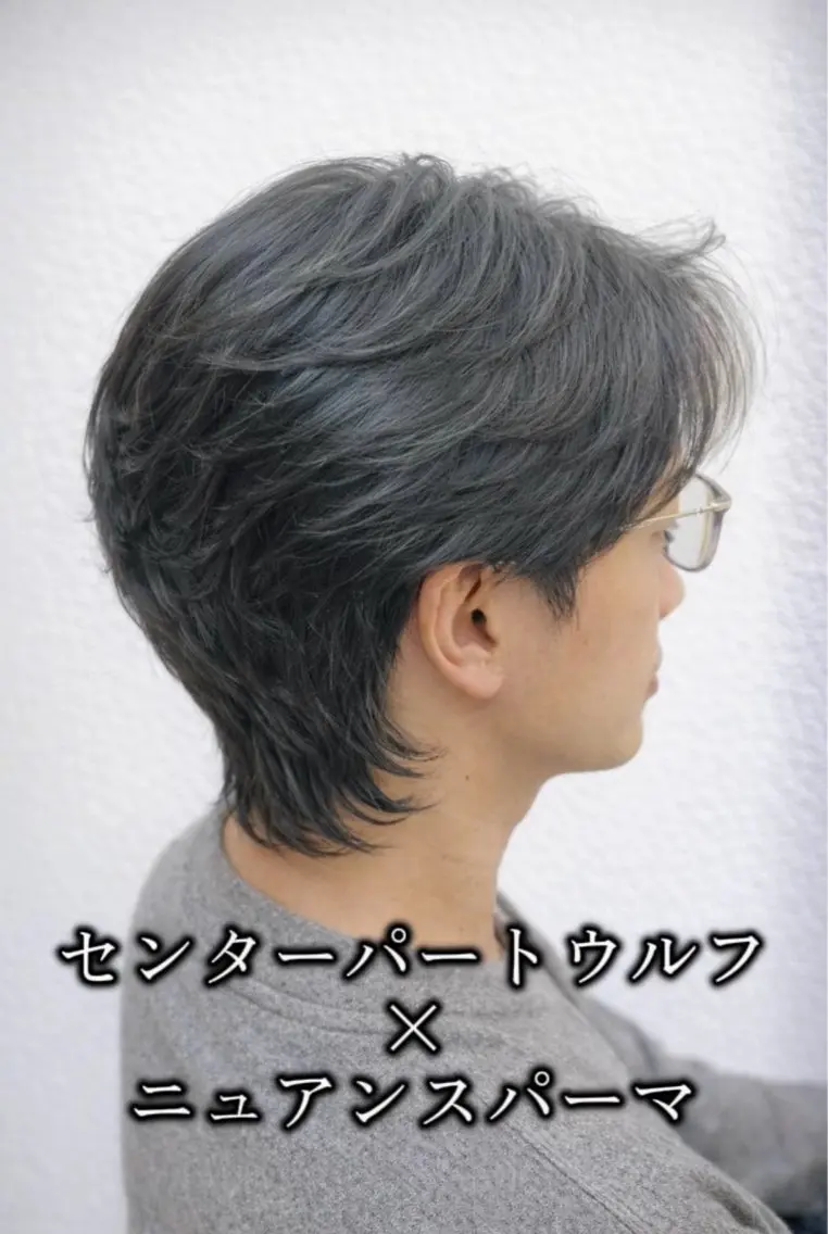 ショート パーマ メンズ カット パーマ メンズ特化/パーマ/ 髪質改善　高野奨馬のヘアスタイル