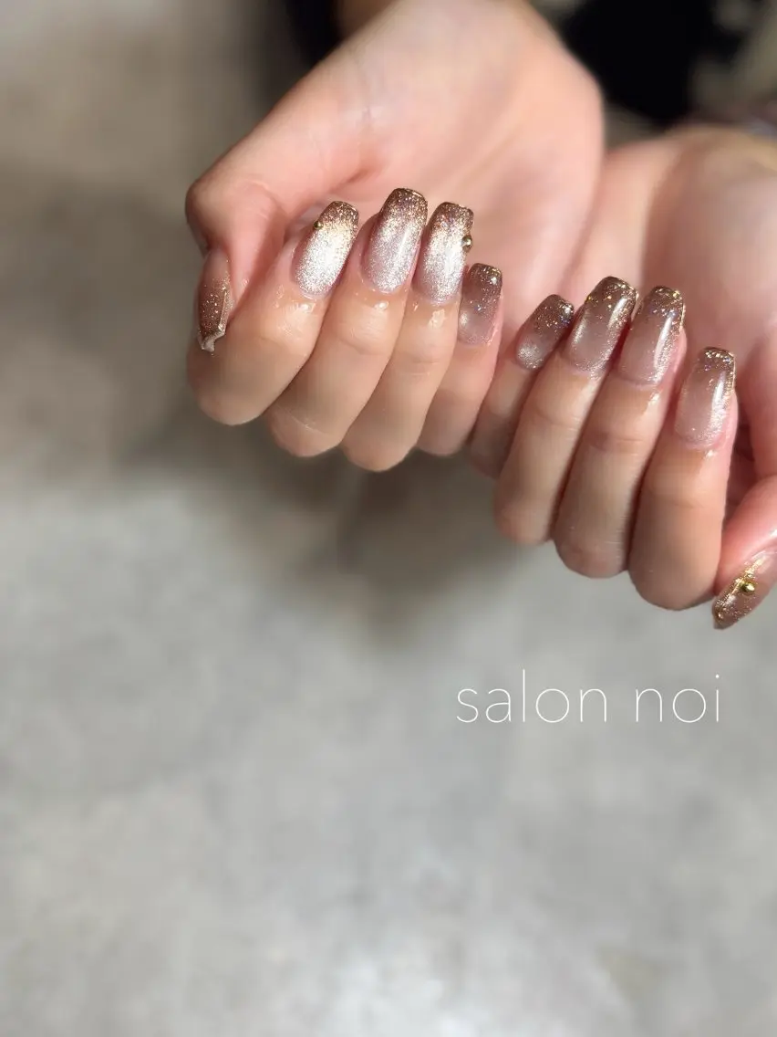 ネイル マグネットネイル ハンドネイル salon noiのネイルデザイン