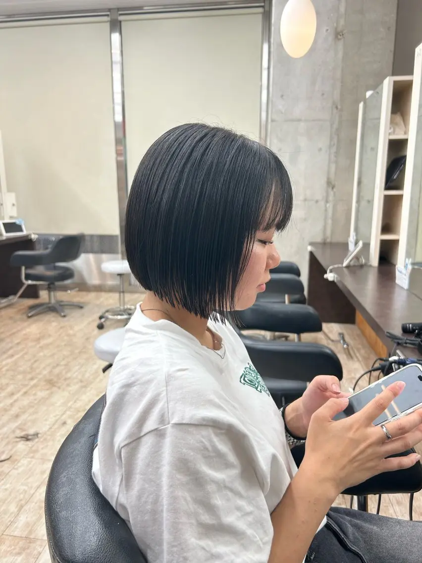 ショート ボブ 桜井晶/ Blossom大山店のヘアスタイル