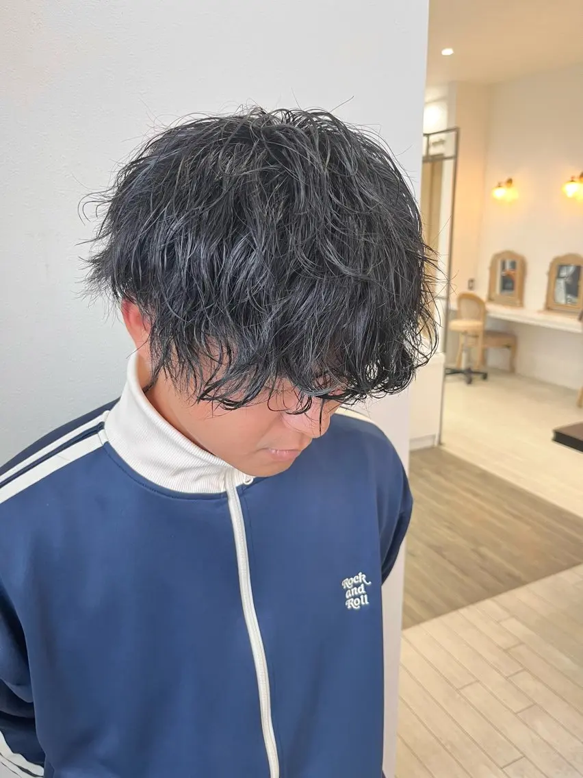 【🌸5月限定🌸】メンズカット&パーマ（パーマの種類はなんでもOK‼️）の写真