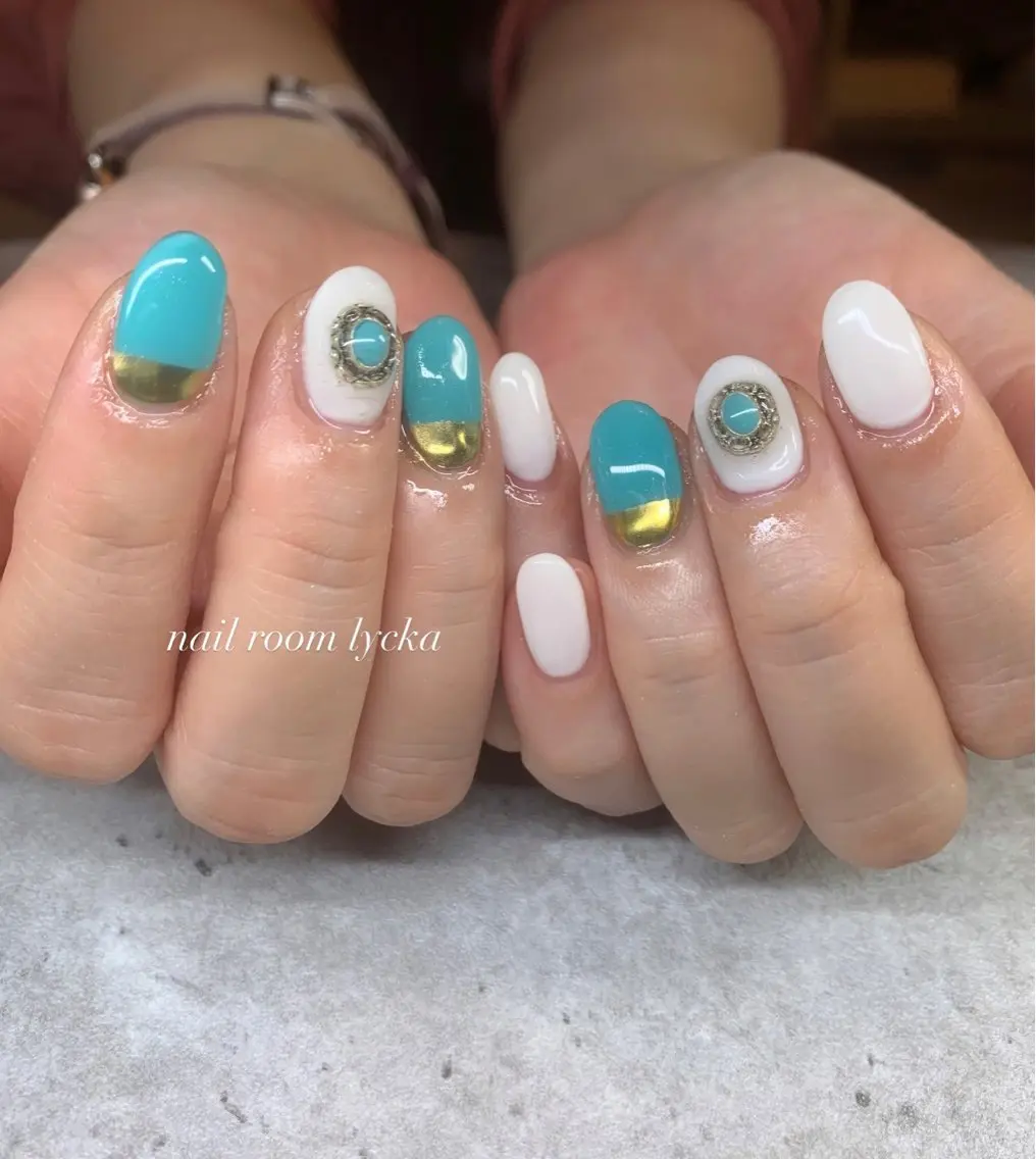 ネイル ネイルルームリッカ 𝐦𝐚𝐲𝐮のネイルデザイン