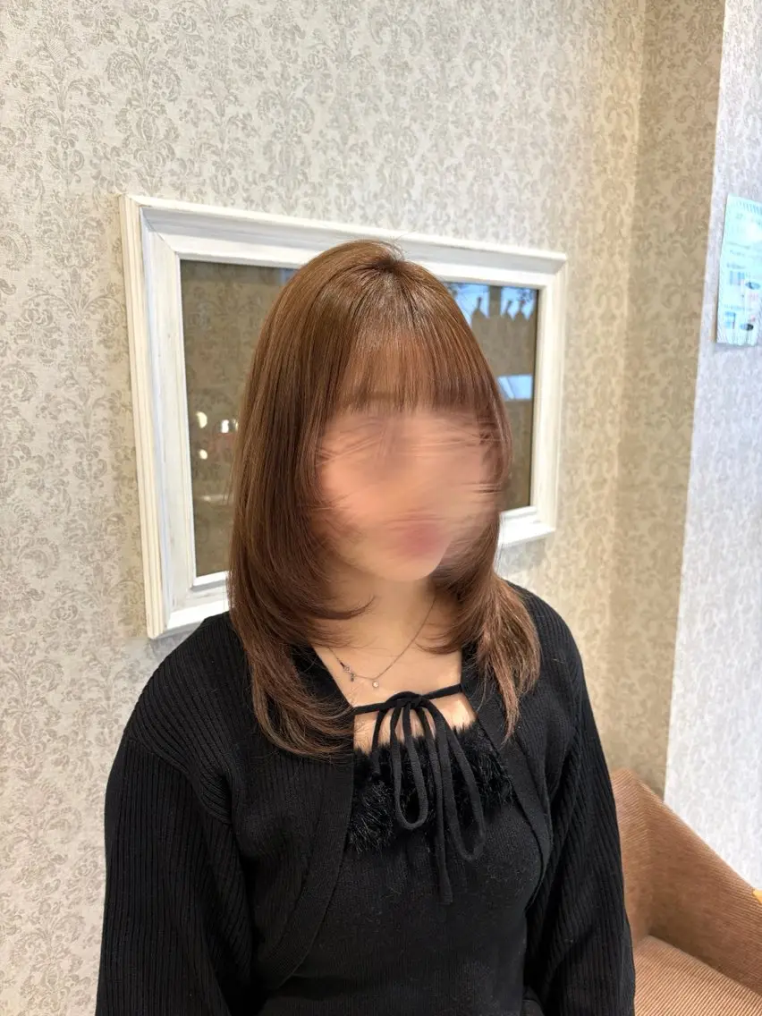 ミディアム ヘアカラー トリートメント 🍒Natsuka /ガーリー/アレンジのヘアスタイル