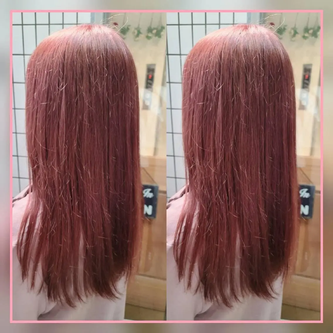 ロング カラー ベージュカラー ブリーチ ボルドーカラー インナーカラー ラベンダーカラー 田中 孝征のヘアスタイル