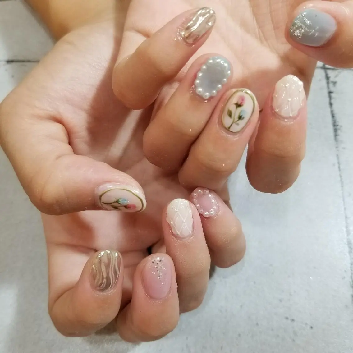 ネイル アートネイル nijiiro🌈 サトウのネイルデザイン