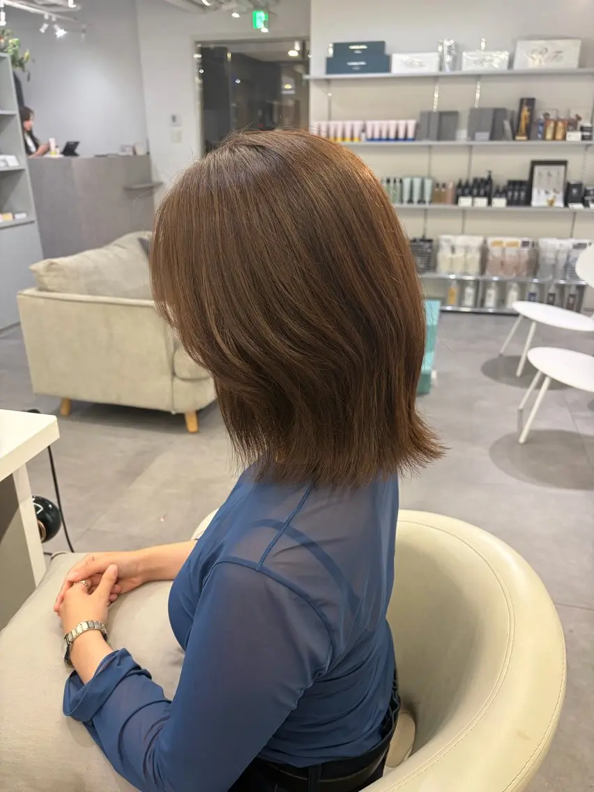カラー 五十棲 光里のヘアスタイル