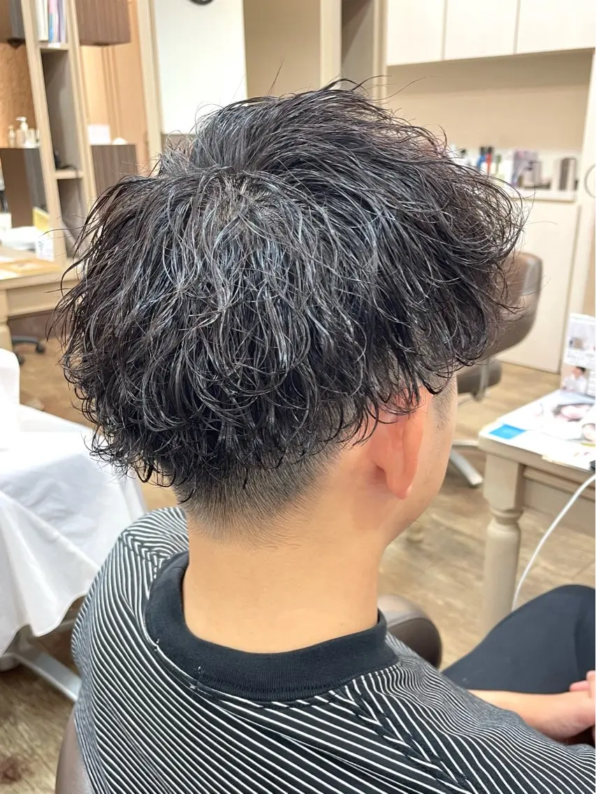 ショート パーマ メンズ メンズパーマ🌀/ 中村郁未のヘアスタイル