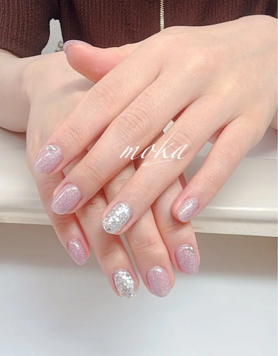 ネイル ハンドネイル 胡蝶蘭レディースサロ ンNailMOKAのネイルデザイン
