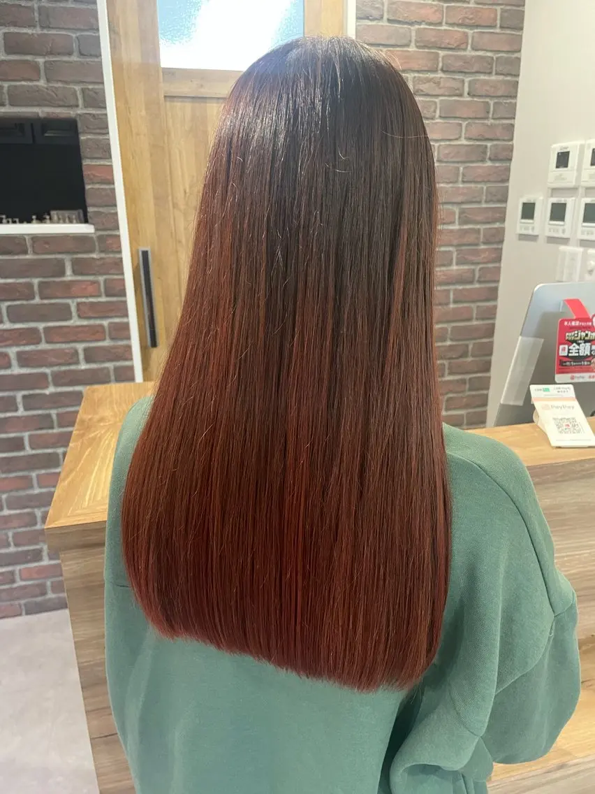 ロング カット トリートメント 原 麻耶のヘアスタイル