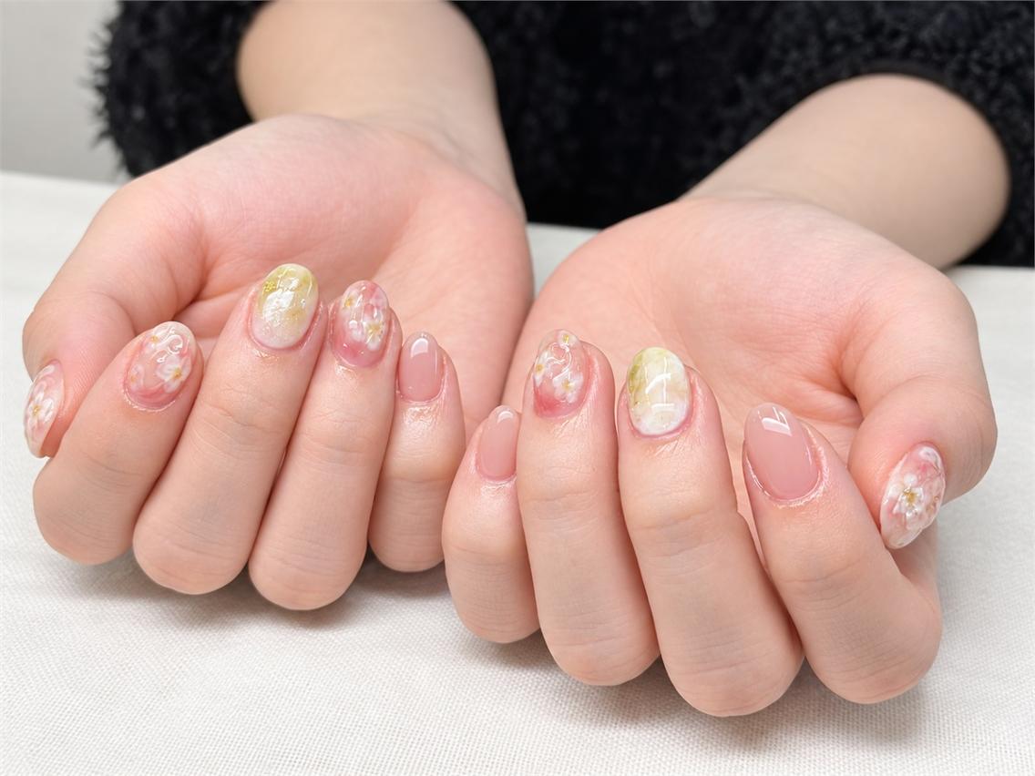 ネイル ピンク シンプルネイル ERINA ちゃんのネイルデザイン