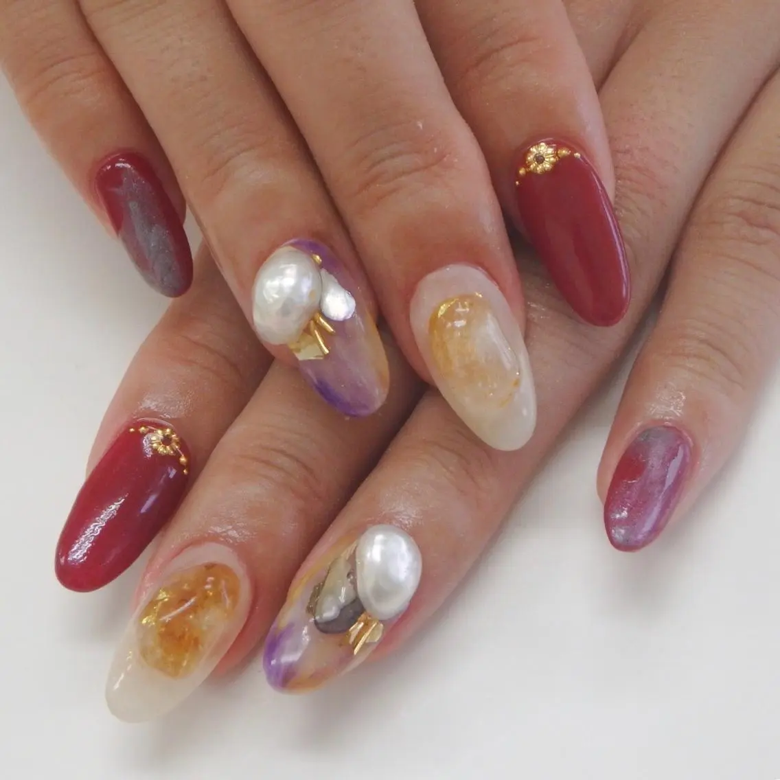 ネイル ハンドネイル Hisaka Mikiのネイルデザイン