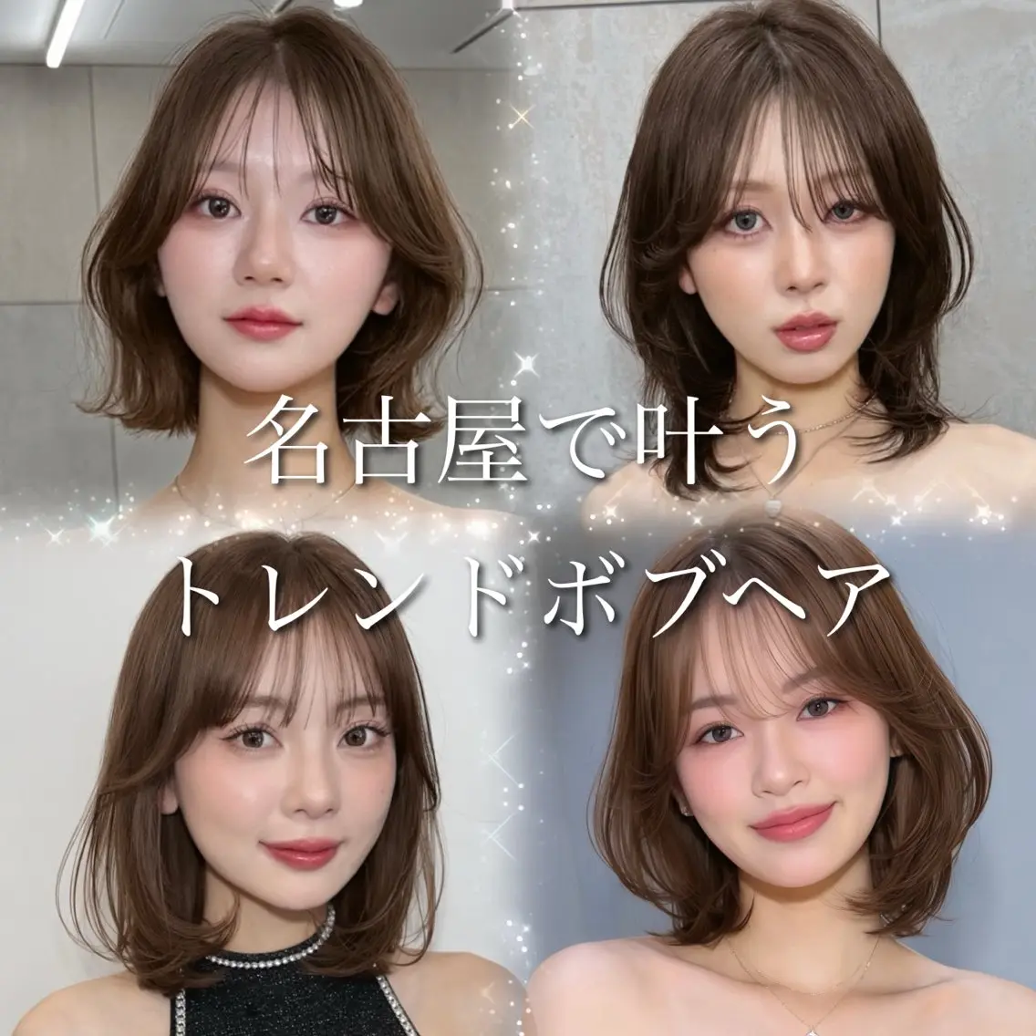 ショート ボブ カット ヘアカラー SYUN/似合わせ /縮毛矯正 髪質改善のヘアスタイル