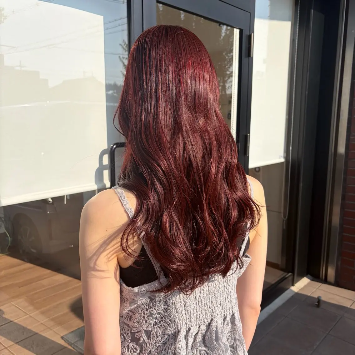 ロング ヘアカラー 中野 莉子のマツエク・マツパデザイン