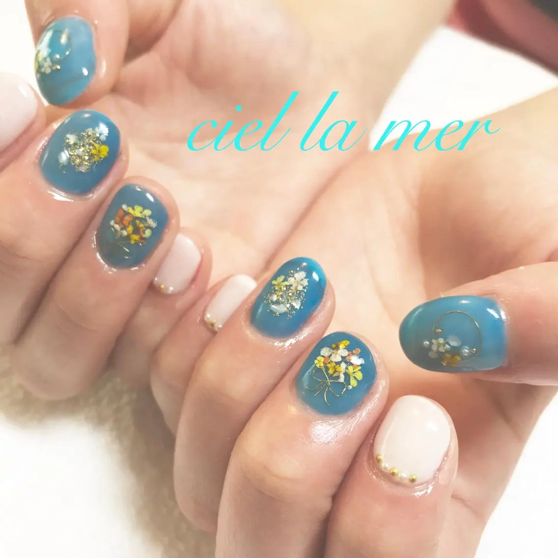 ネイル ハンドネイル フットネイル ciel la merのネイルデザイン