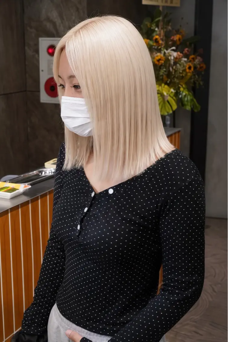 カラー ハイトーン/デザイン カラー/kaedeのヘアスタイル