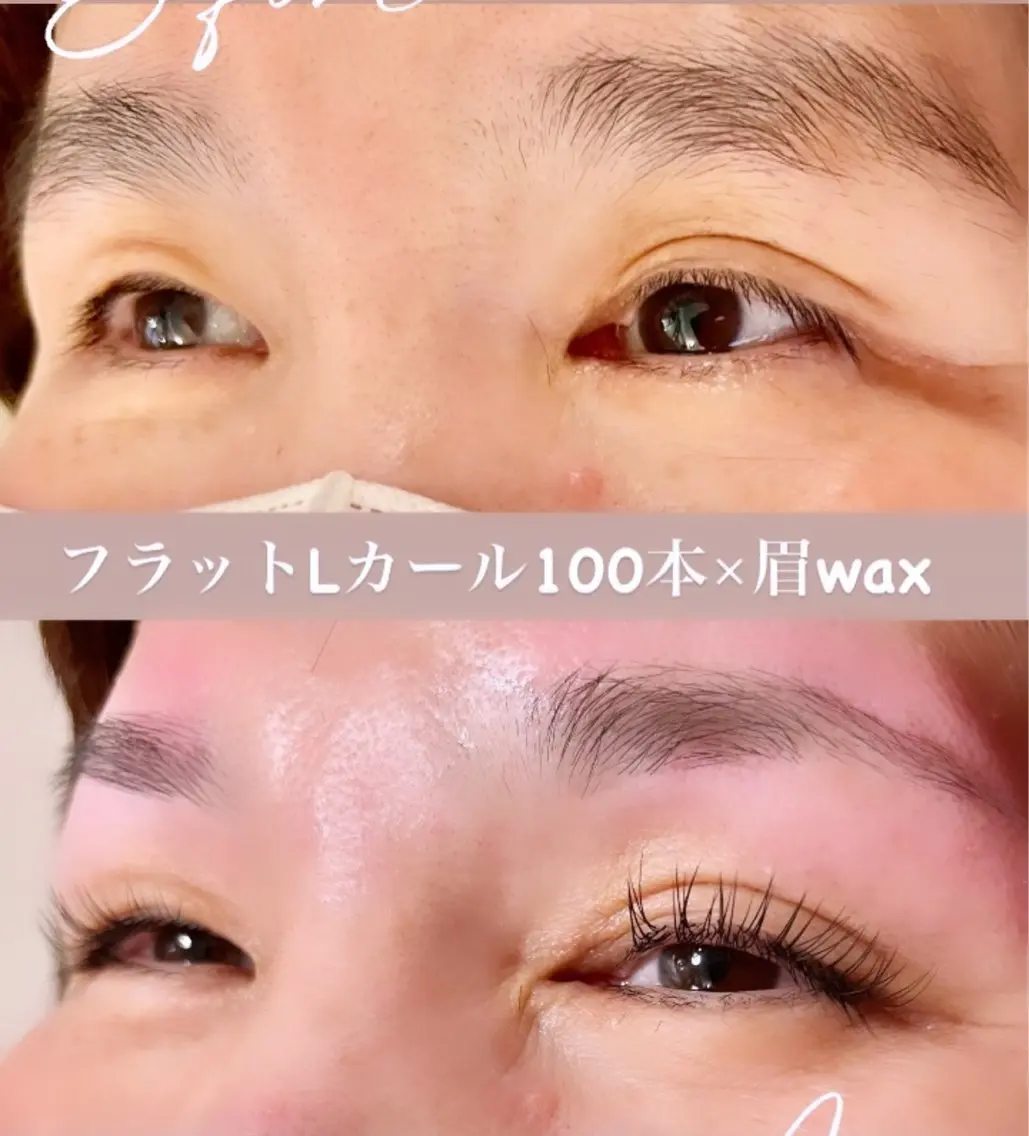 アイブロウ ワックス脱毛 eyelash GARDENのマツエク・マツパデザイン
