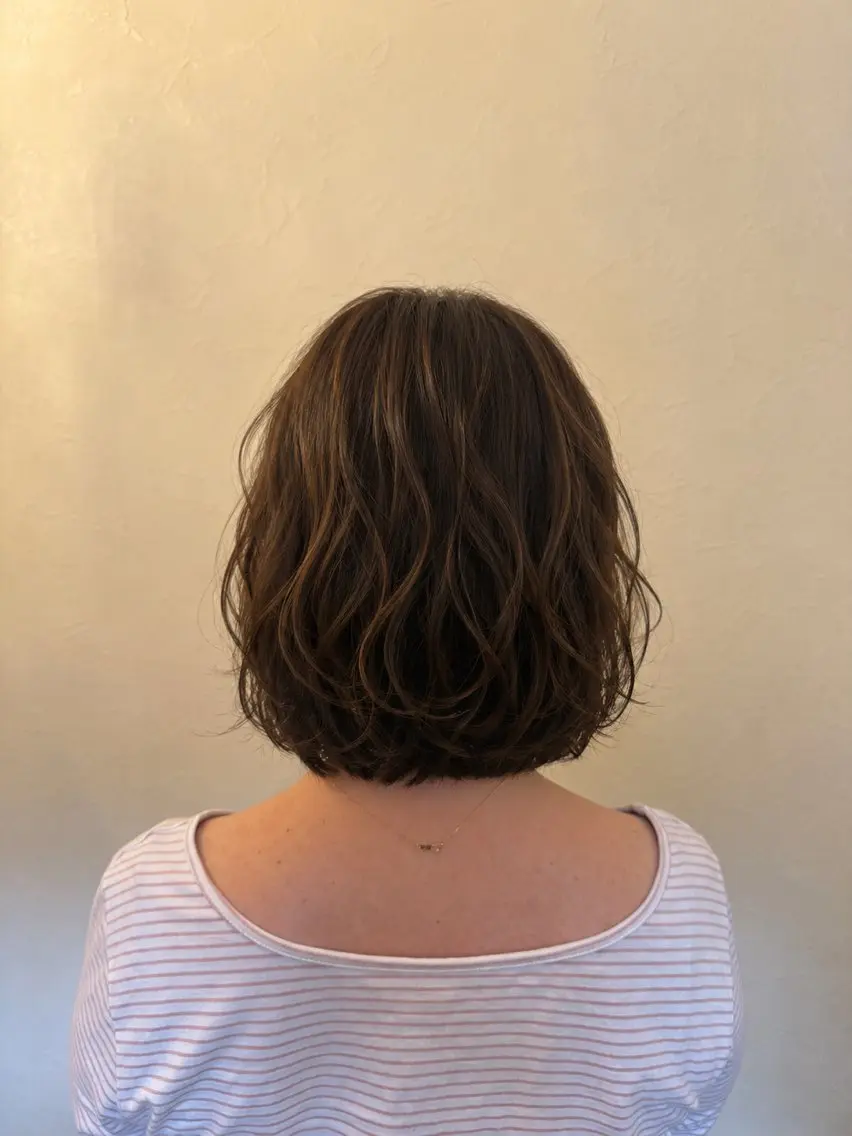 ショート カット パーマ トリートメント 髪質改善🫧 Natsumiのヘアスタイル