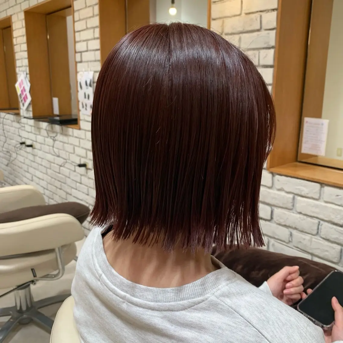 【リピーター様限定】🌿似合わせカット+透明感カラー+マイクロバブル🌿の写真