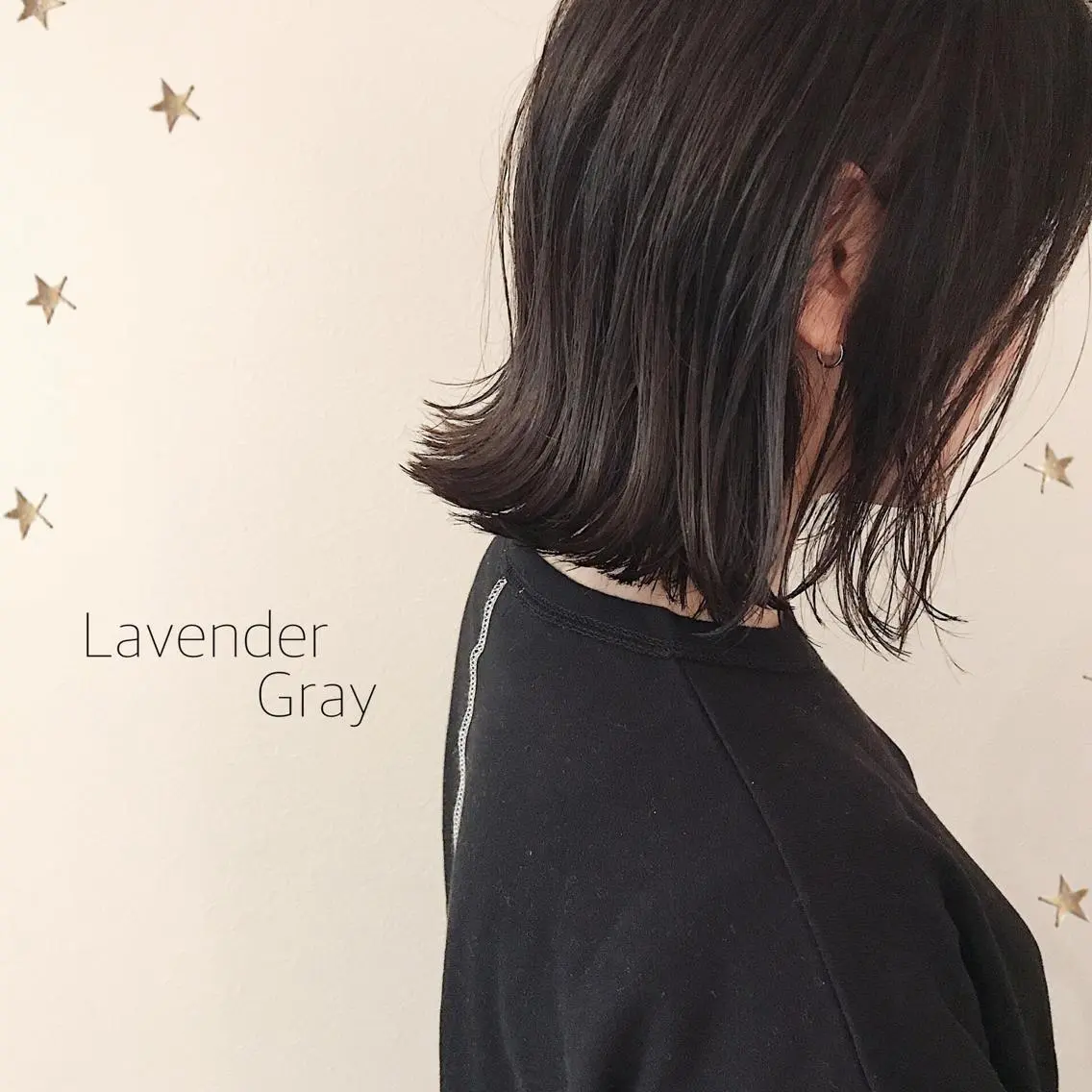 ミディアム カラー カット ヘアカラー 市川 千夏のヘアスタイル