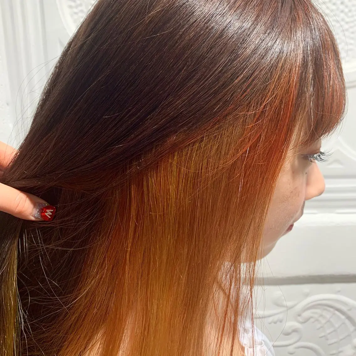 カラー 🍒暖色✖️レイヤー /Haruna🍒のヘアスタイル