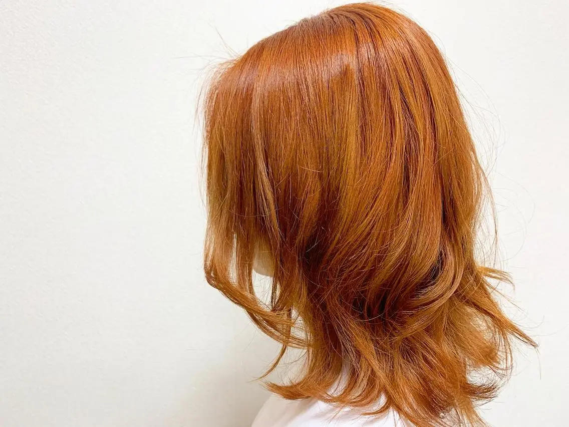 ミディアム カラー カット ヘアカラー 黒崎 美乃里のヘアスタイル