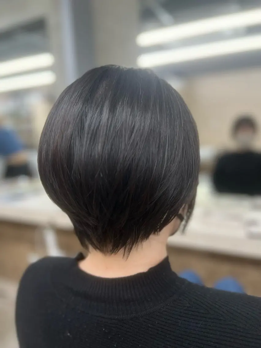 ショート カット 縮毛矯正 トリートメント 多系統似合わせ/ tsuburaのヘアスタイル