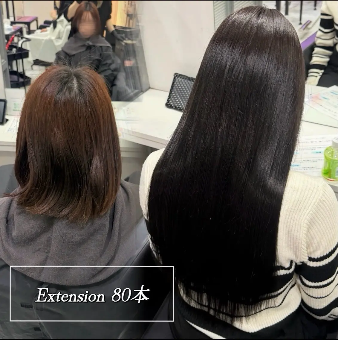 ロング カラー ヘアカラー エクステ 🦋REISA🦋 エクステ×ハイトーンのヘアスタイル