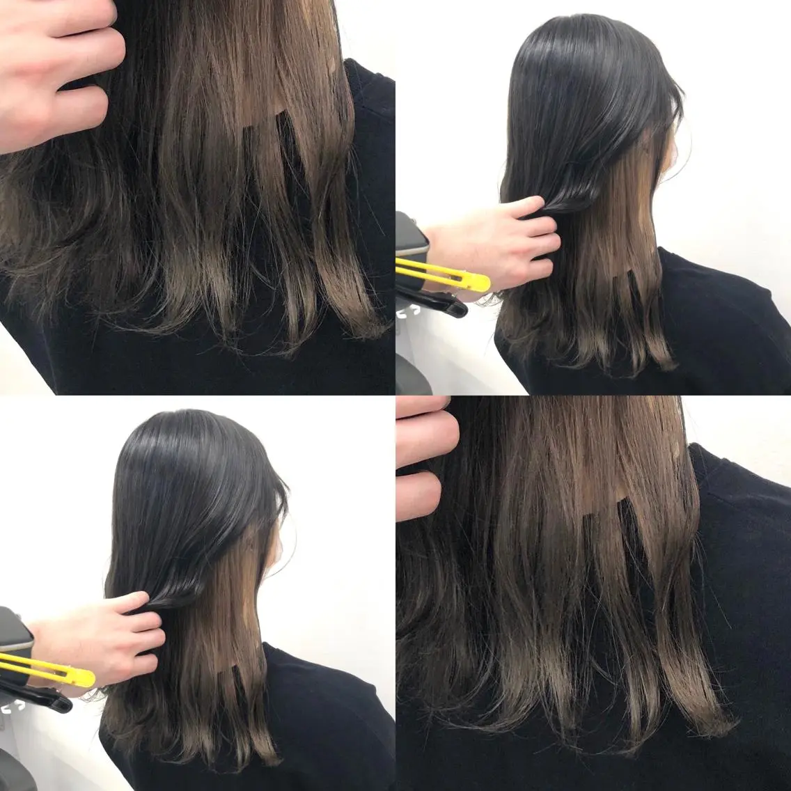 ロング カラー パーマ ヘアアレンジ メンズ キッズ ネイル マツエク・マツパ 上品＆韓国風 🥀海心🥀のヘアスタイル