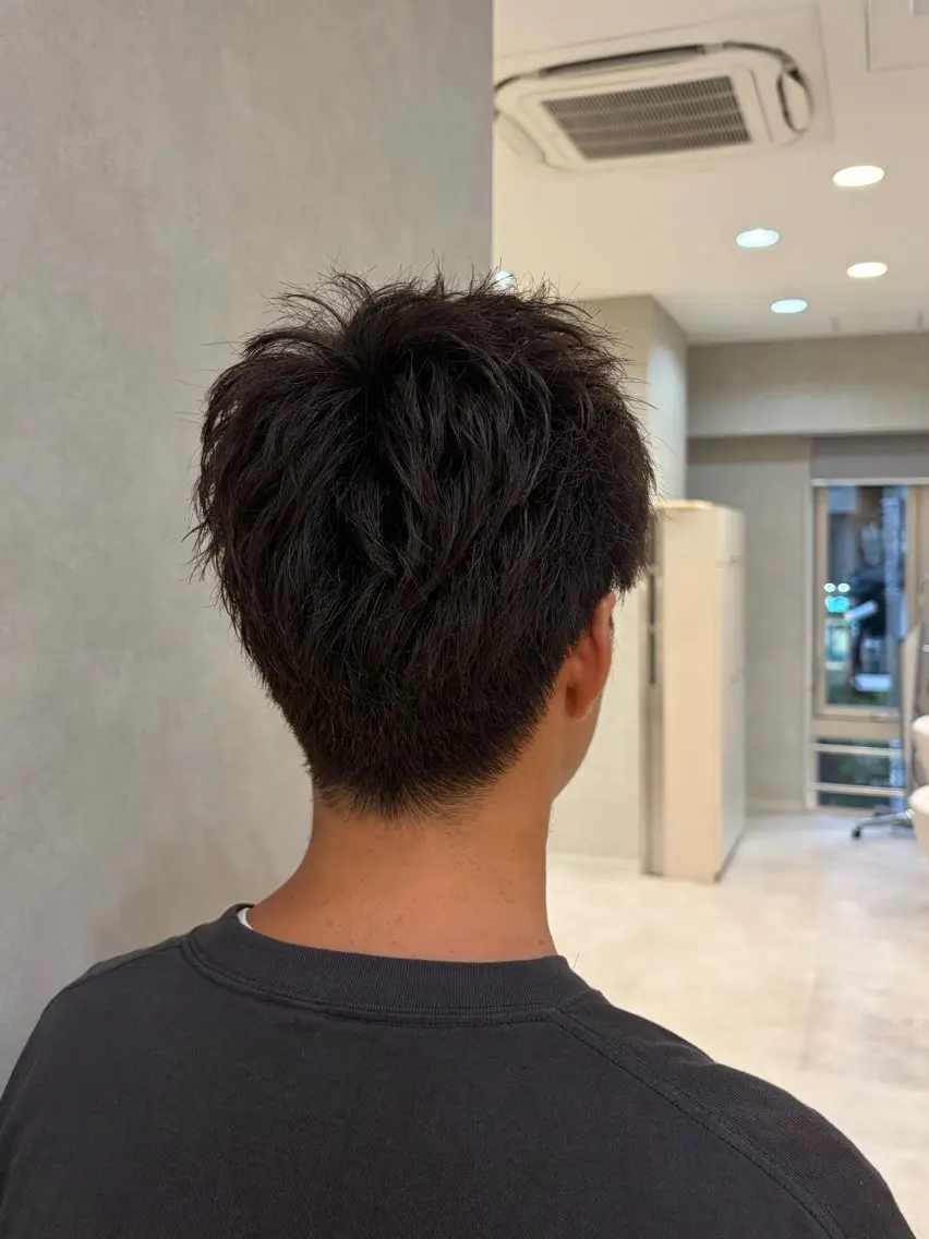 メンズ スパイキーショート 齋藤 愛未のヘアスタイル