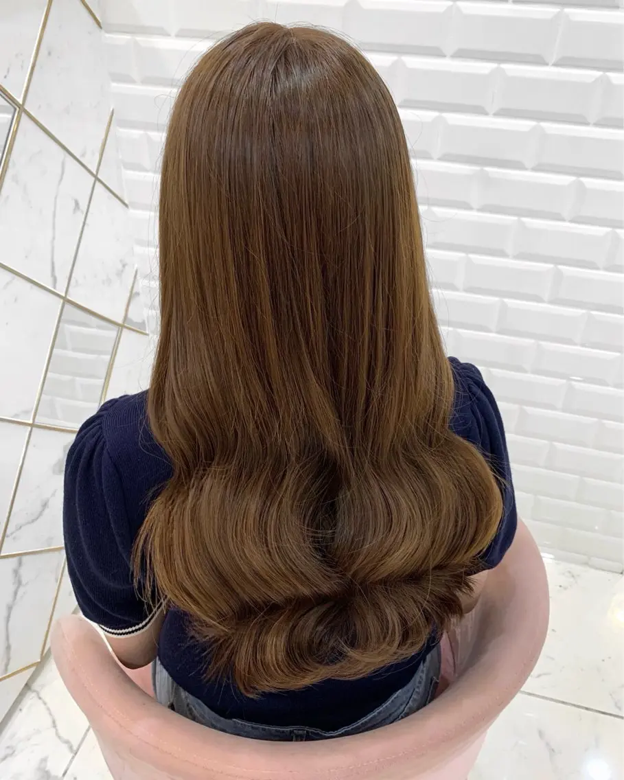 カラー ベージュカラー ヘアカラー 松村 知佳のヘアスタイル