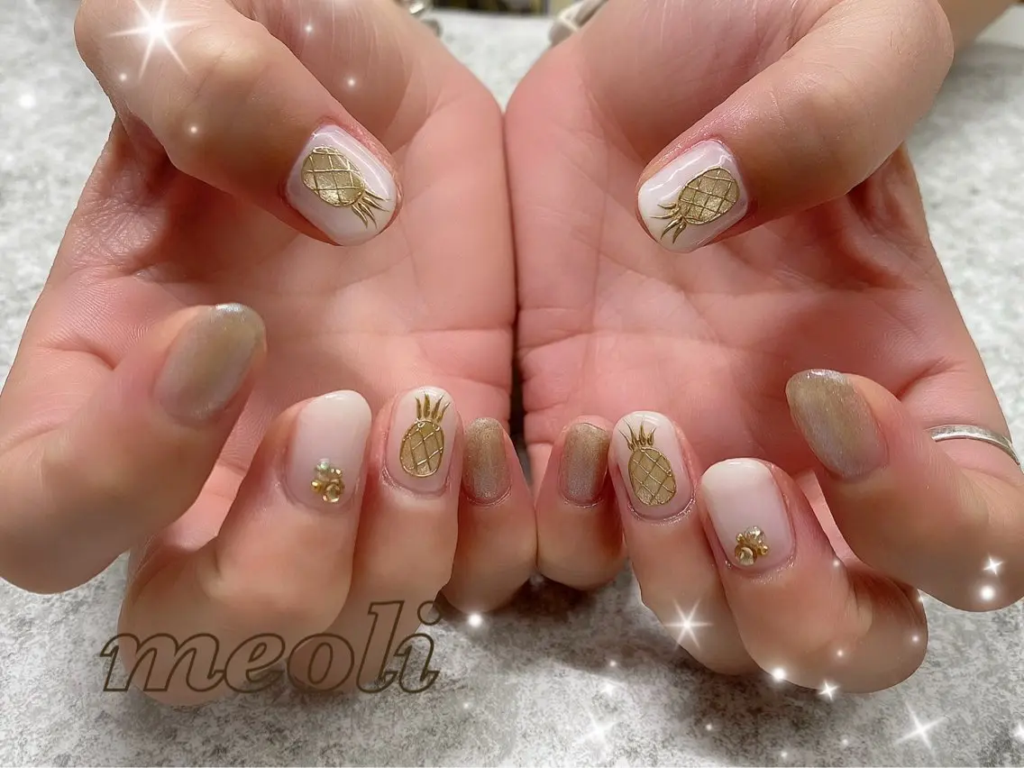 ネイル ハンドネイル nail salon meoli メグのネイルデザイン