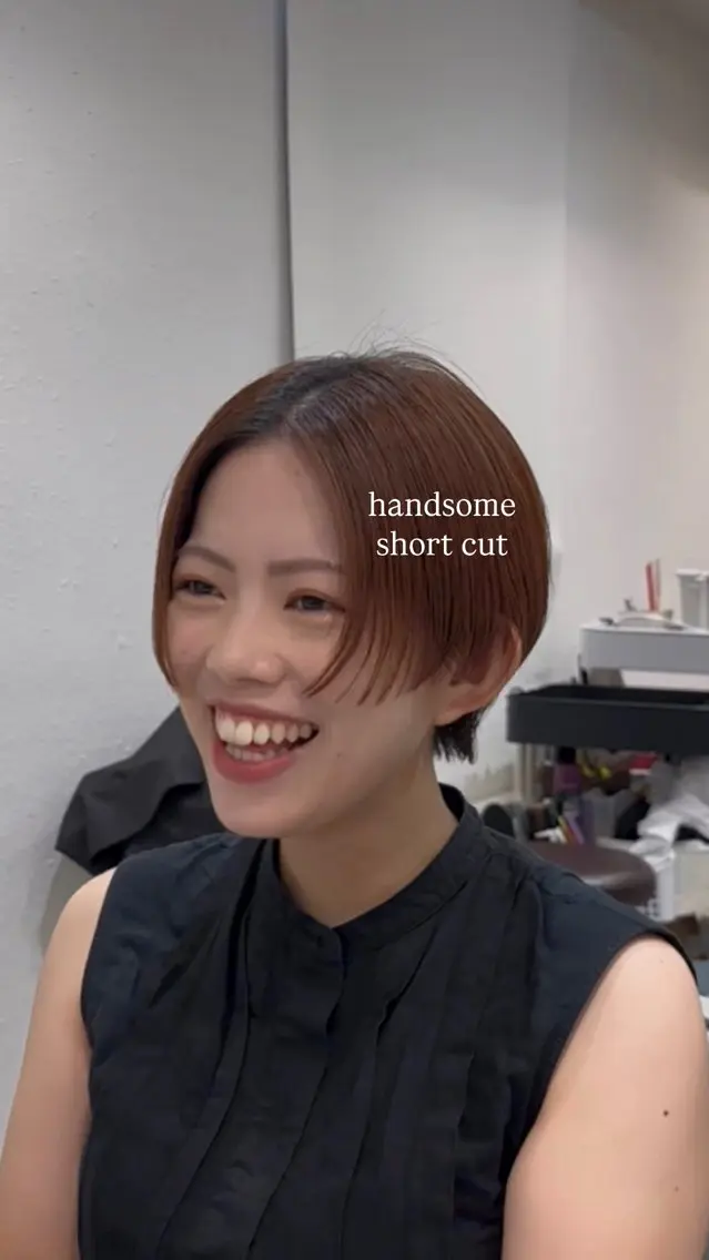 ショート 小北 つつみ/生えグセ改善のヘアスタイル