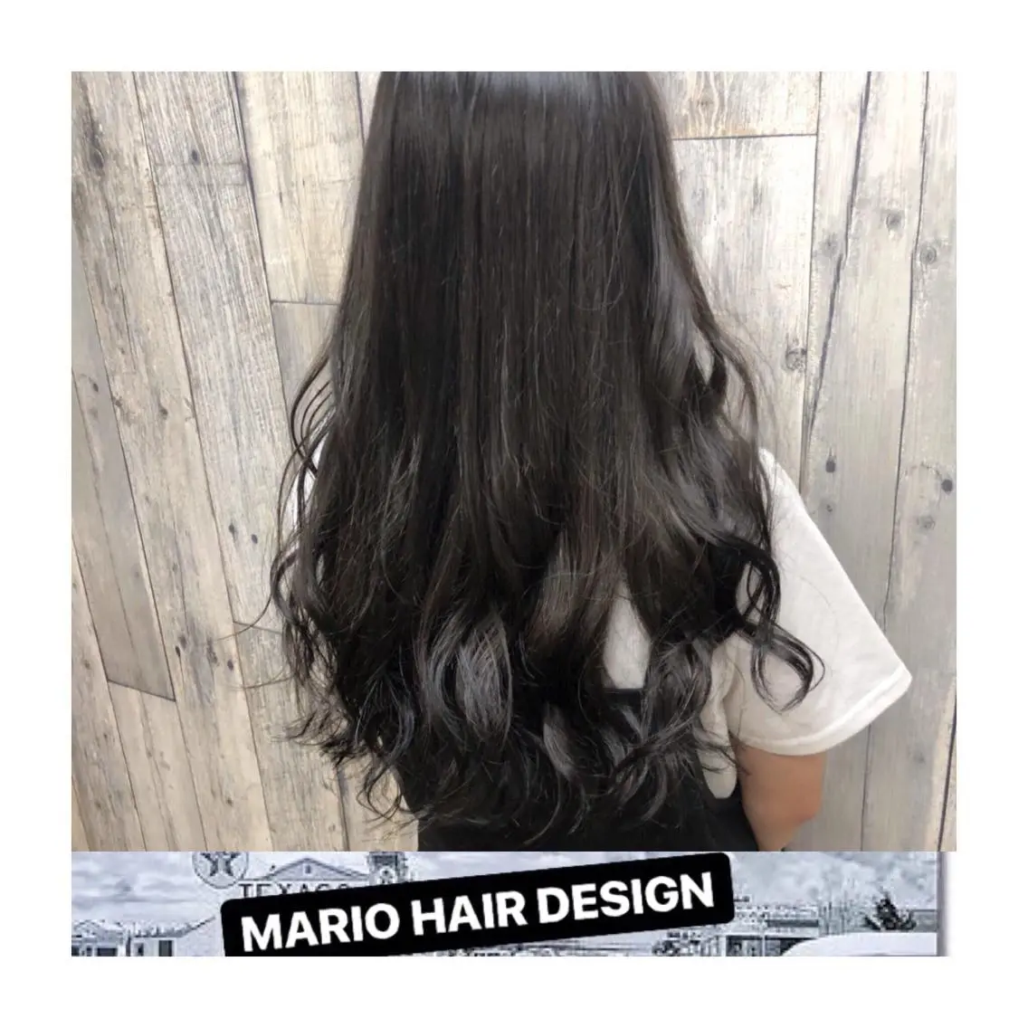 ロング カラー パーマ ヘアアレンジ メンズ キッズ 透明感カラー ダークグレー ダークグレージュ グレージュ Forest. -髪質改善-のヘアスタイル