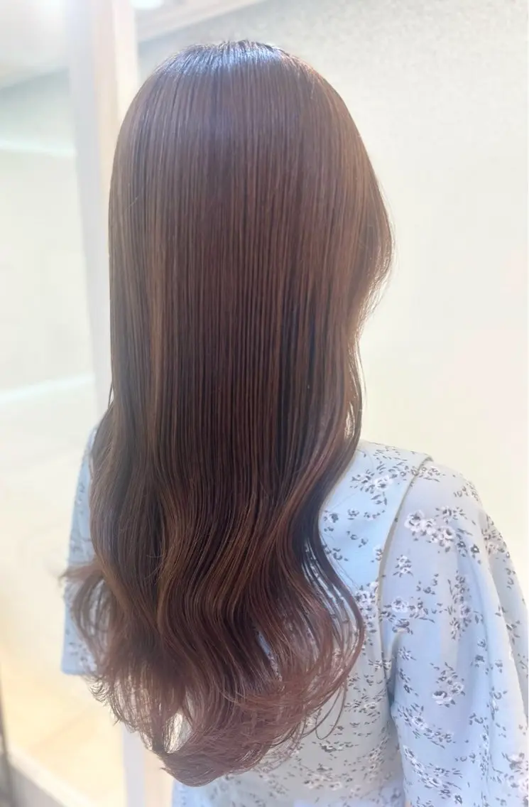 ロング カラー カット ヘアカラー トリートメント 縮毛矯正/髪質改善/ 艶髪ササキナツミのヘアスタイル