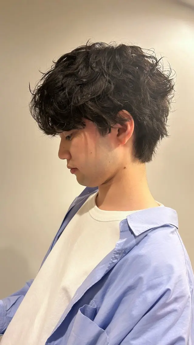 パーマ メンズ メンズ清潔感のプロ 💈メンズパーマ藤田のヘアスタイル