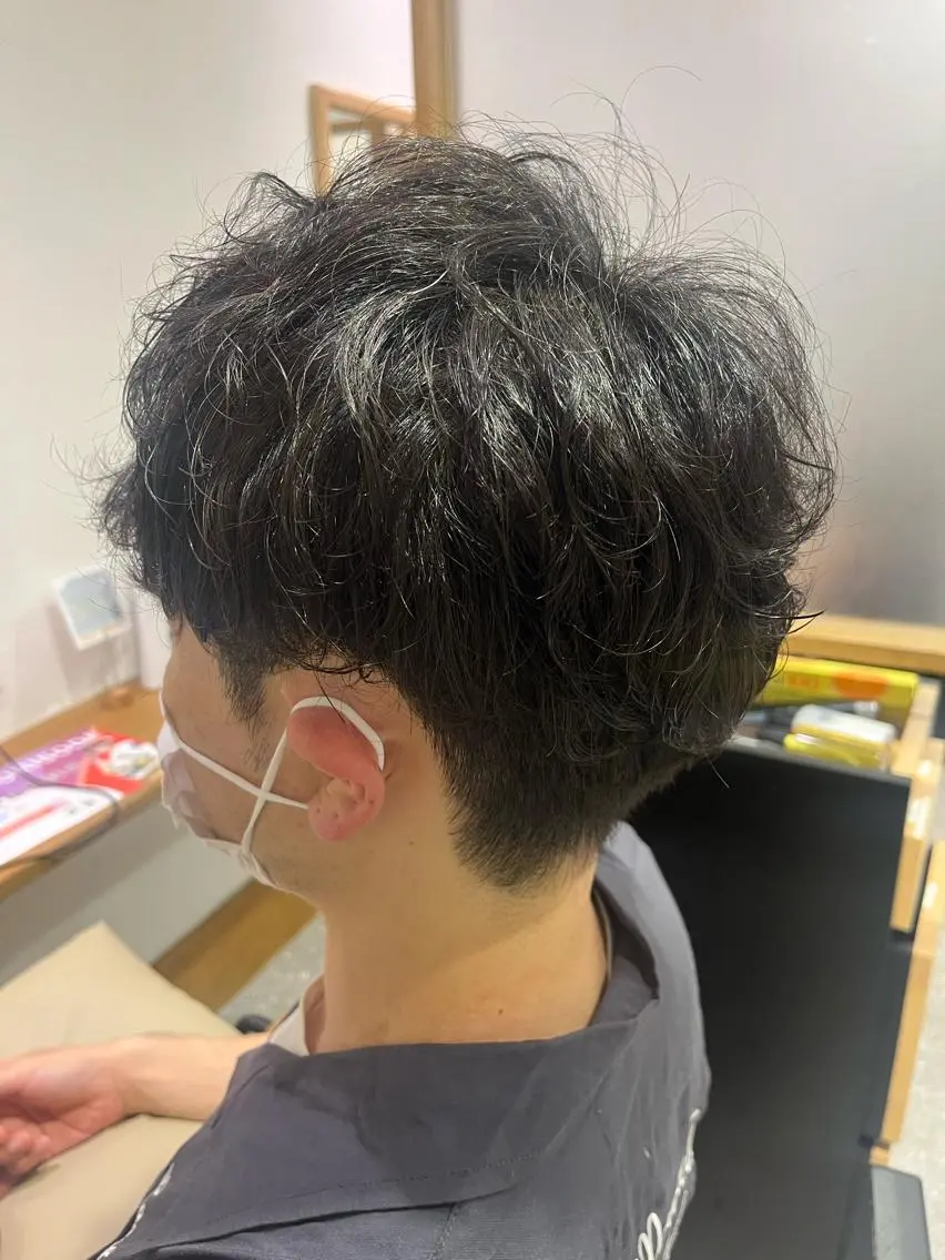 【新規限定】メンズカット➕ニュアンスパーマ⚡️の写真