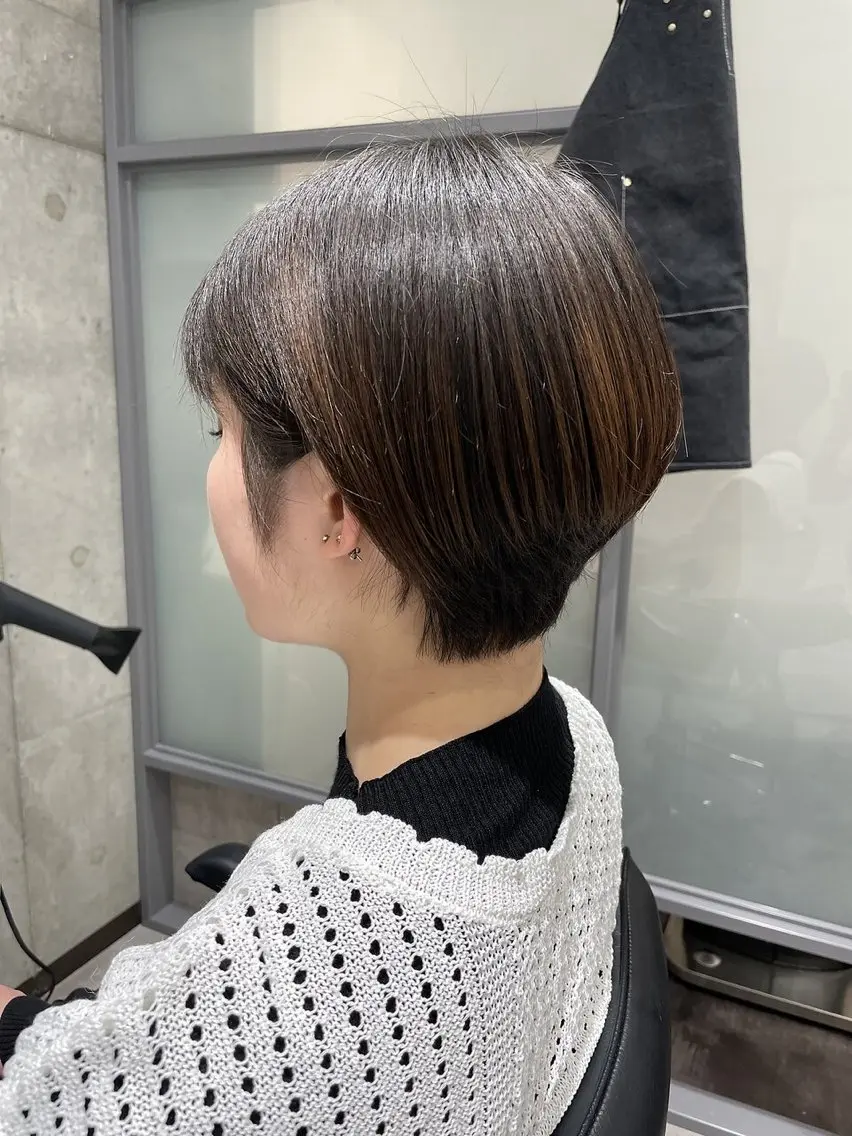 ショート ショートボブ ボブ 似合わせカット ショートヘア カット ドライ カット✂️髪質改善のヘアスタイル