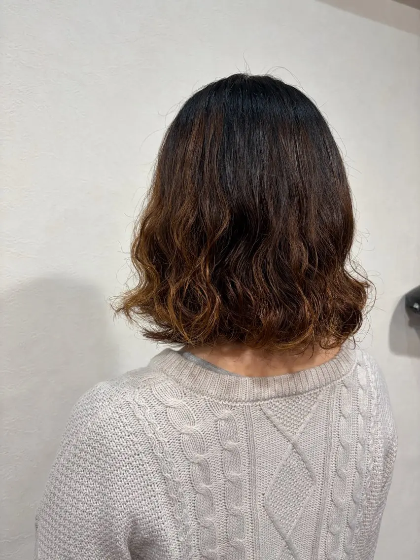 パーマ ボブ 🤍あずみ 🤍パーマのヘアスタイル