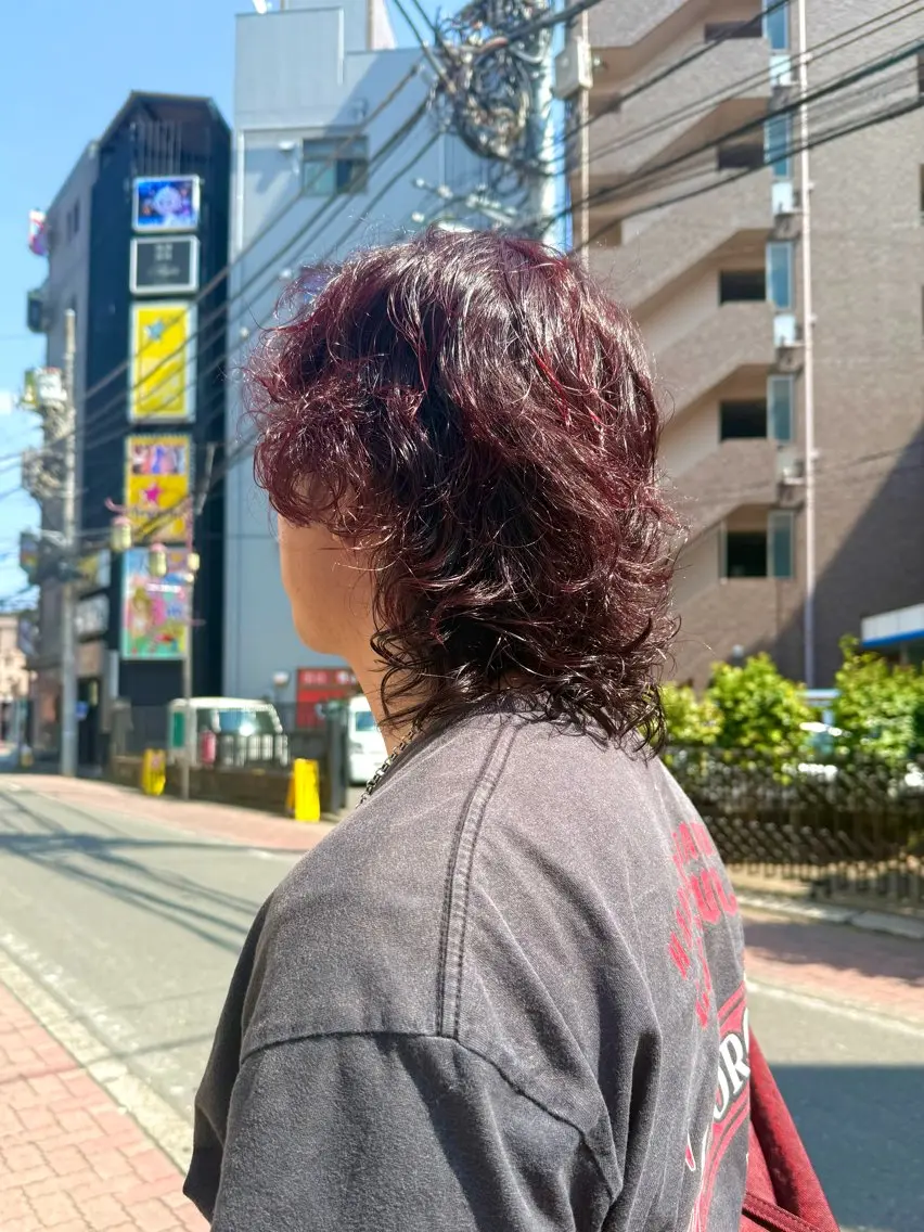 ミディアム ミディアムパーマ カット パーマ co coのヘアスタイル