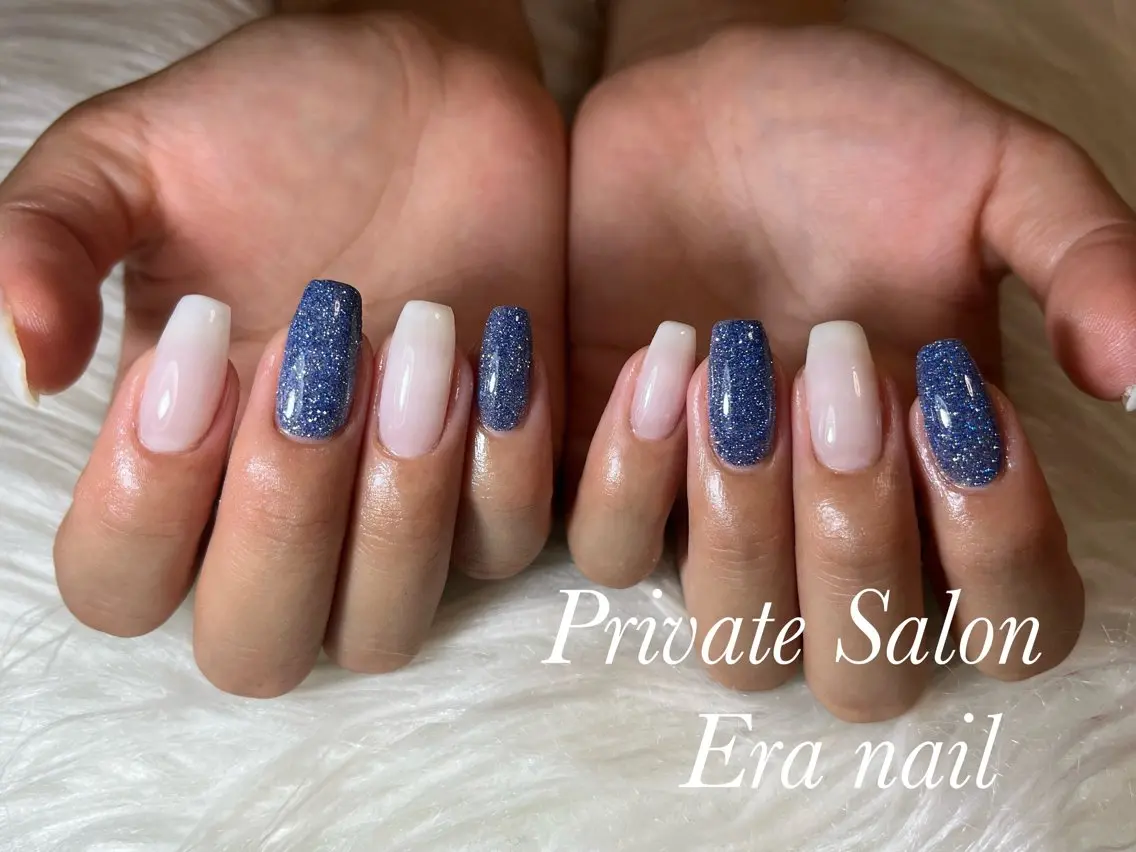 ネイル フラッシュネイル ワンカラーネイル ハンドネイル Era nailのネイルデザイン
