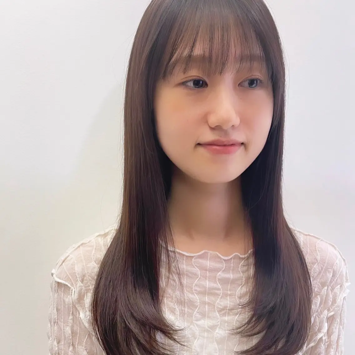 セミロング パーマ 縮毛矯正 トリートメント ボブパーマ 🌷ヨシカワハナコのヘアスタイル
