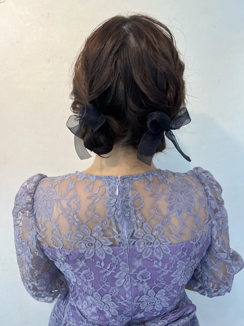 ヘアアレンジ ヘアセット 大人可愛いヘアメイク 💋🧚♀️しずかのヘアスタイル