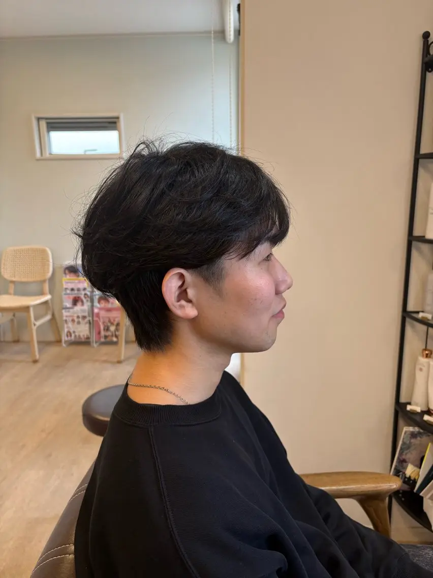 ショート メンズ メンズパーマ 澤木優輝 【cuaura】のヘアスタイル